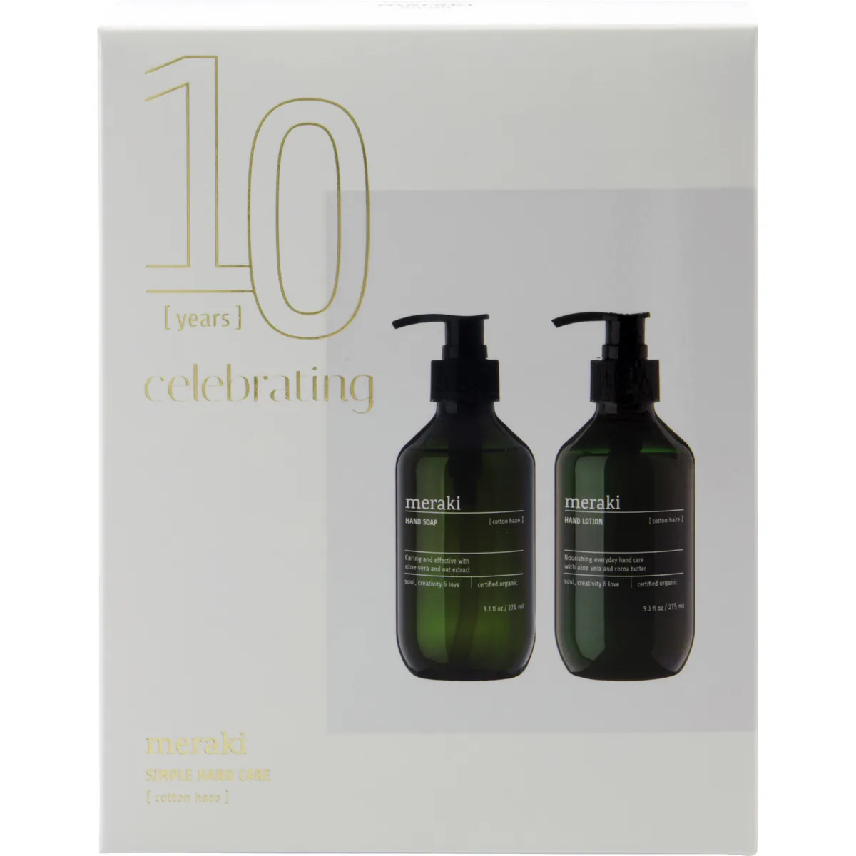 메라키 기프트 세트 핸드 솝 & 핸드 로션, Cotton Haze Meraki | 메라키