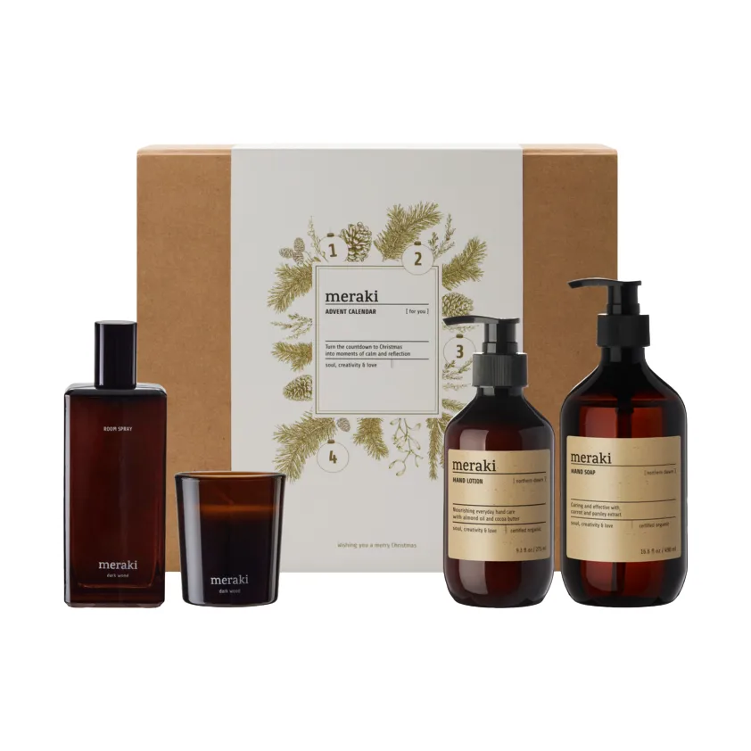 메라키 기프트 세트 대림절 캘린더, Dark wood, Northern dawn Meraki | 메라키