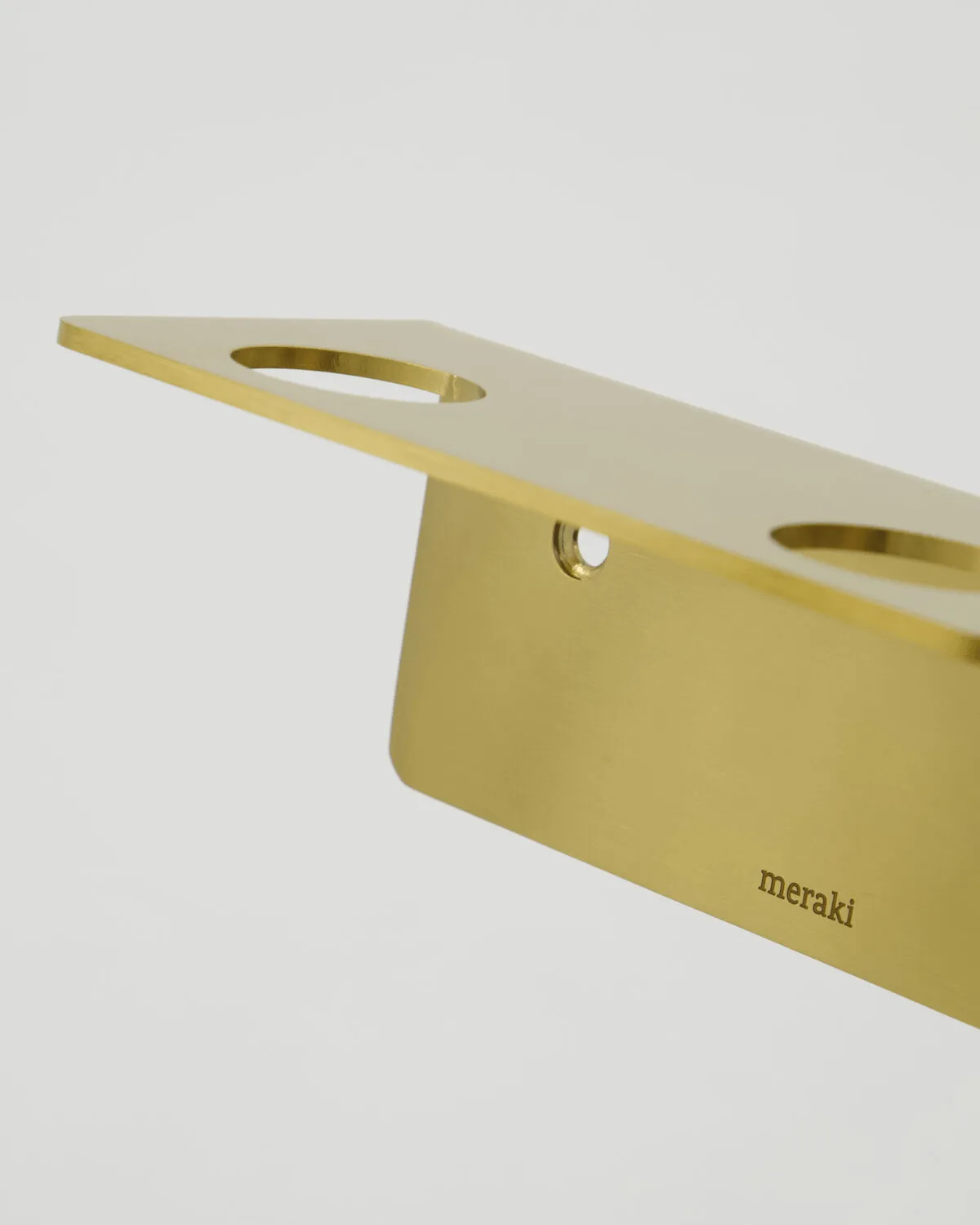 Meraki 옷걸이, 브러시드 황동 피니시, 병 2개용 Meraki | 메라키