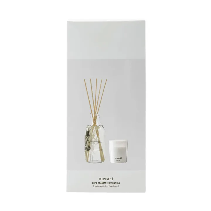 Meraki 선물 세트 디퓨저와 향초 - Verbena drizzle-fresh linen - Meraki | 메라키