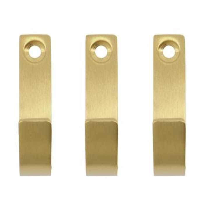 Thapsus 후크 3개 세트 - Brushed brass finish - Meraki | 메라키