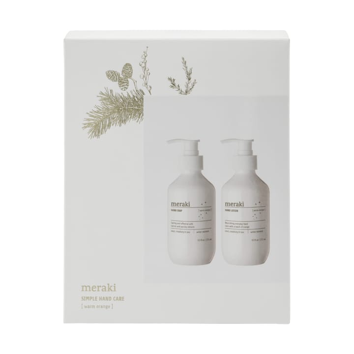 메라키 기프트 세트 핸드 솝 & 핸드 로션, Warm orange Meraki | 메라키