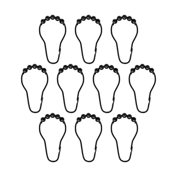 아쿠아 샤워커튼용 후크 10개 세트 - Black - Mette Ditmer | 매트 딧메르