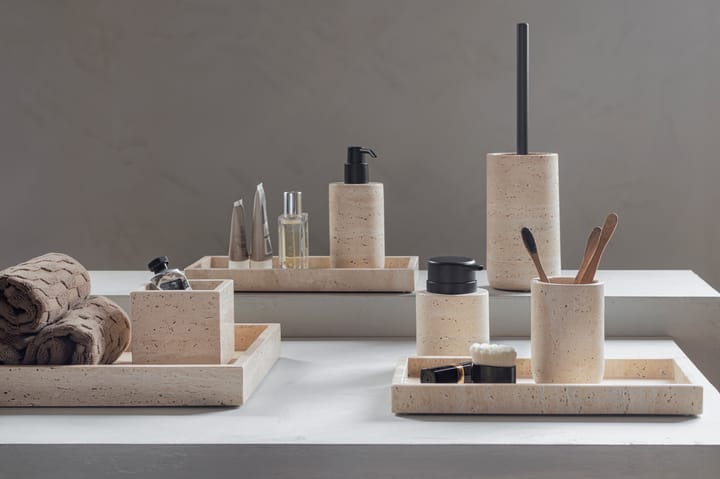 트래버틴 칫솔 홀더 10 cm, Linen Mette Ditmer | 매트 딧메르