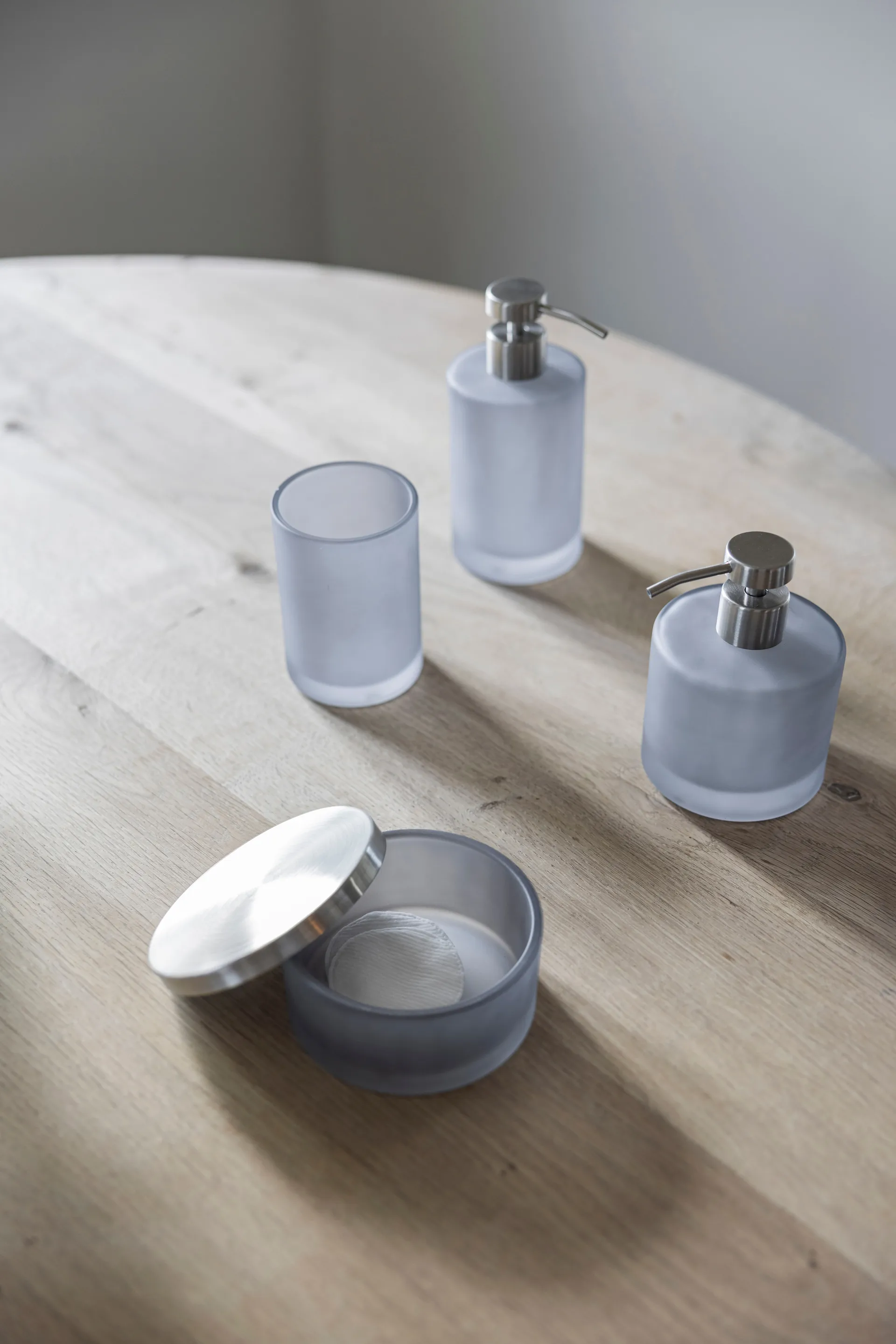 모던 뚜껑이 있는 항아리 Ø10.5cm, Dove blue Mette Ditmer | 매트 딧메르