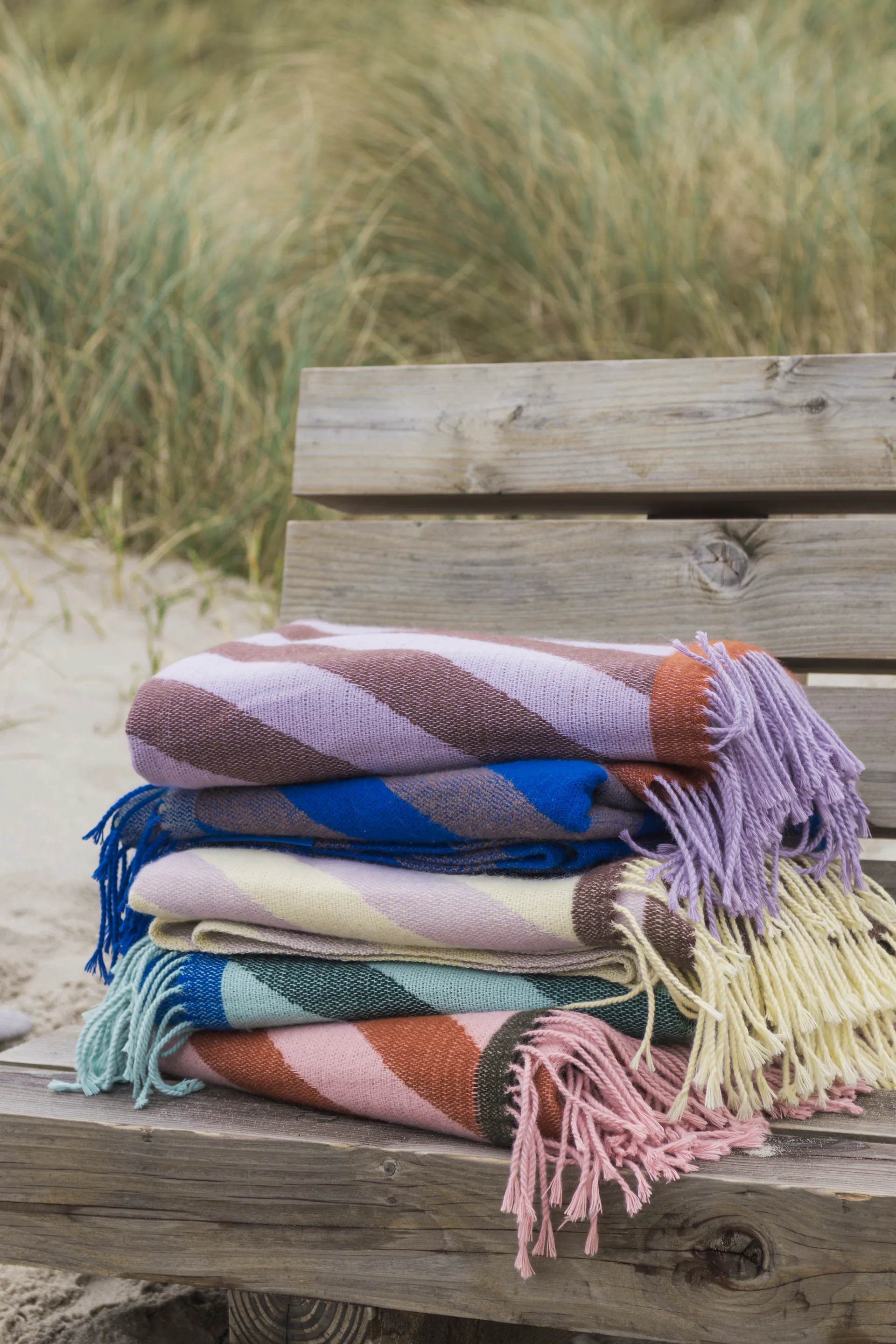 레트로 스로우 125x170 cm, Brown Mette Ditmer | 매트 딧메르