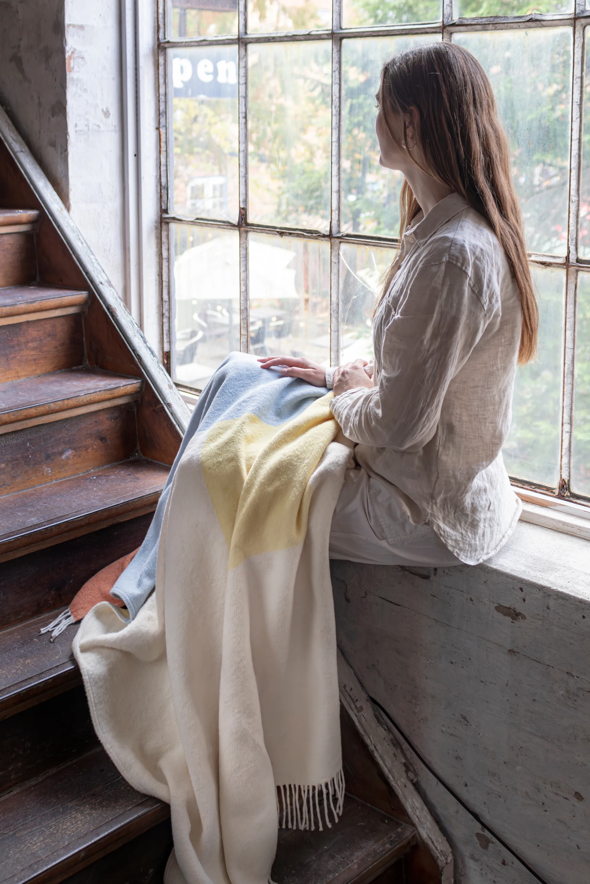 브릭 스로우 125x190 cm, Light yellow Mette Ditmer | 매트 딧메르