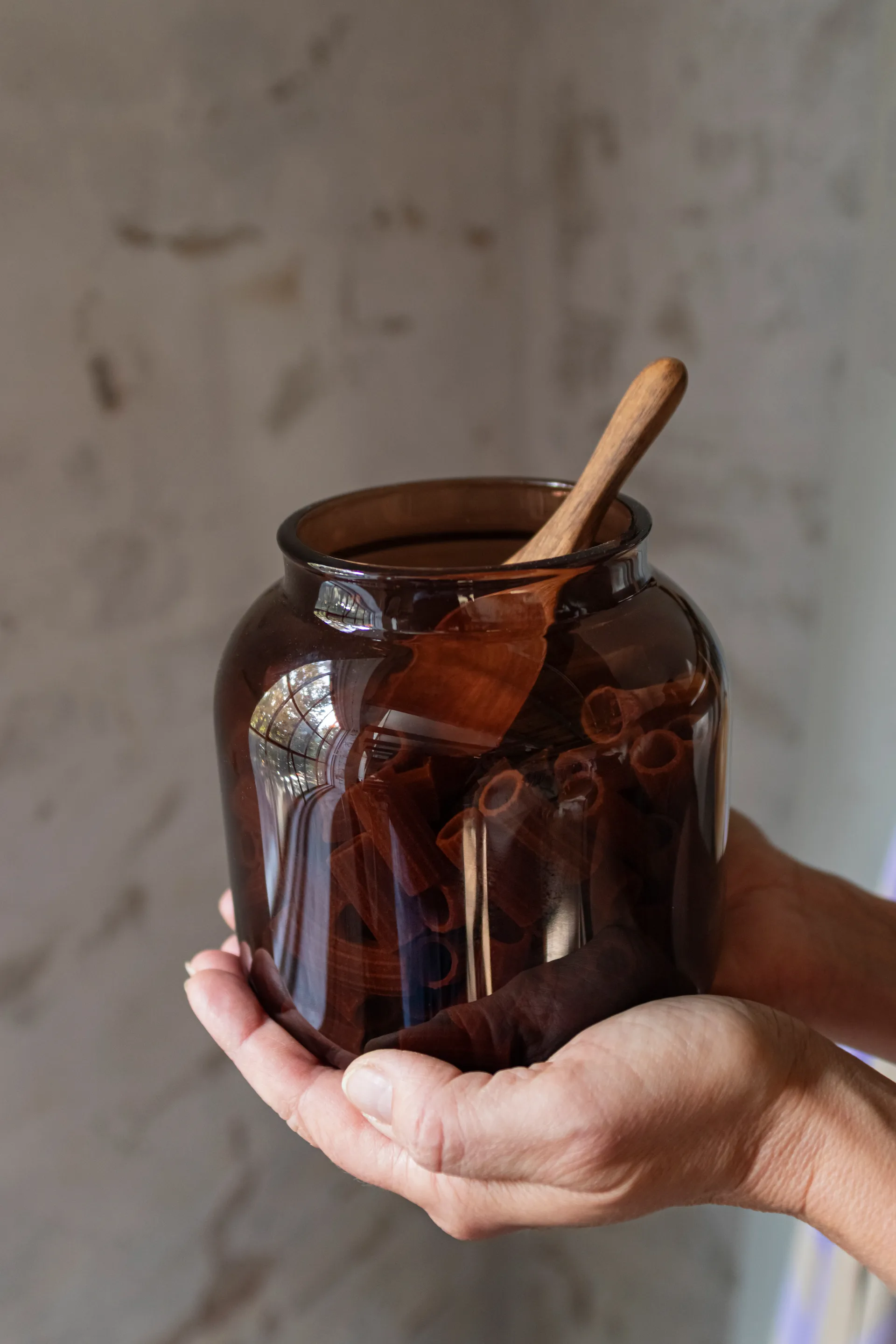 루나 자 뚜껑 포함 소형 13 cm, Brown Mette Ditmer | 매트 딧메르