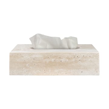 트라버틴 티슈 박스 14x25.5 cm - Linen - Mette Ditmer | 매트 딧메르