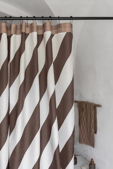 다이애그널 샤워 커튼 150x200 cm - Chocolate - Mette Ditmer | 매트 딧메르