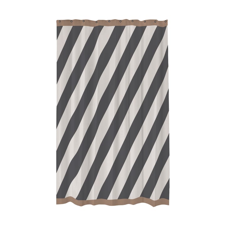 다이애그널 샤워 커튼 150x200 cm - Dark grey - Mette Ditmer | 매트 딧메르