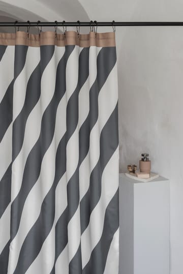다이애그널 샤워 커튼 150x200 cm - Dark grey - Mette Ditmer | 매트 딧메르
