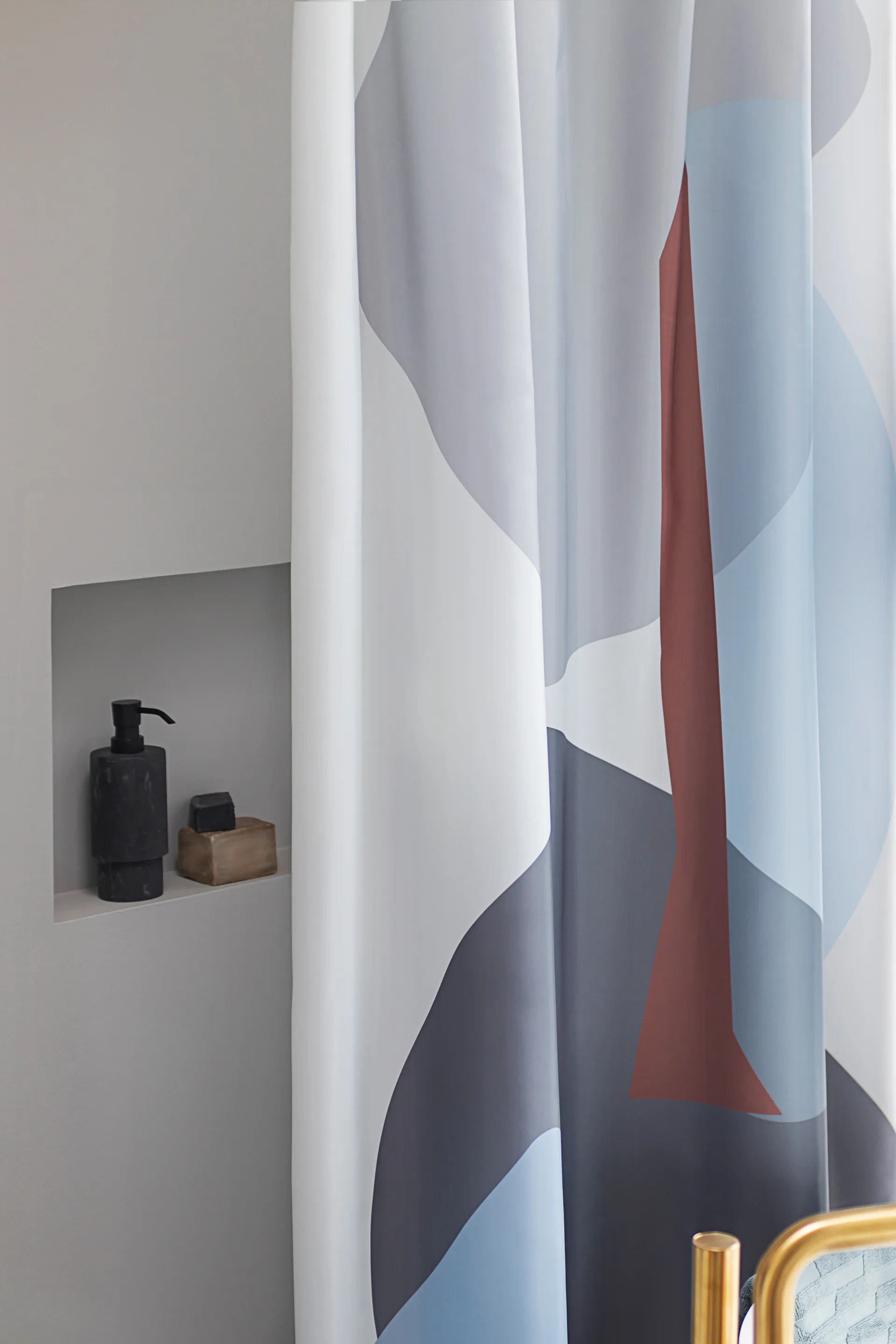 갤러리 샤워 커튼 150x200 cm, Light grey Mette Ditmer | 매트 딧메르