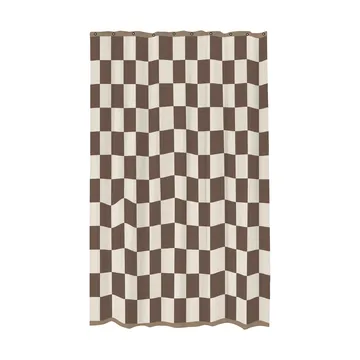 레트로 샤워 커튼 150x200cm - Brown - Mette Ditmer | 매트 딧메르