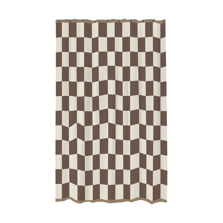 레트로 샤워 커튼 150x200cm - Brown - Mette Ditmer | 매트 딧메르