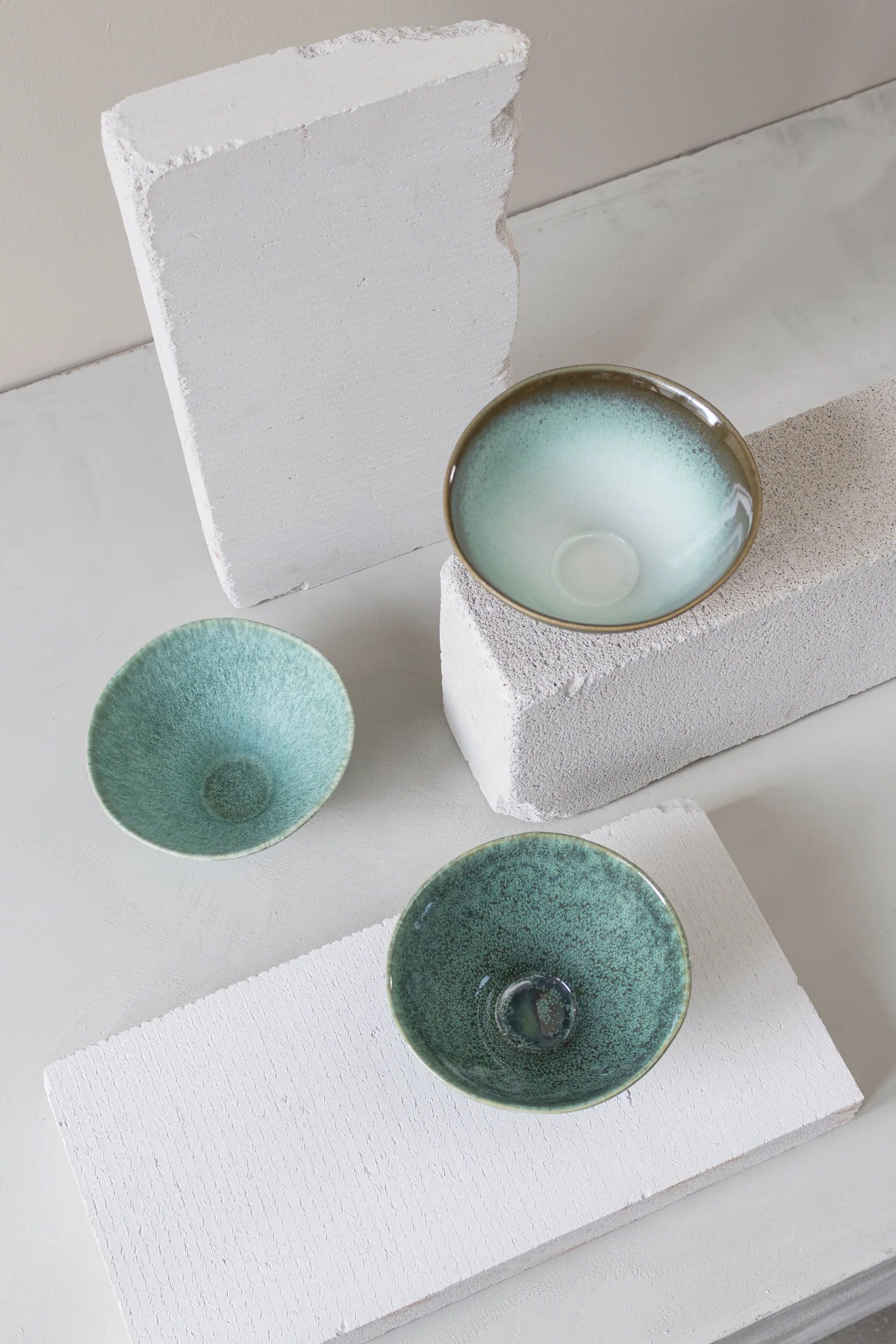 엘리먼츠 보울 미디엄 Ø15.5 cm 3개 세트, Green Mette Ditmer | 매트 딧메르