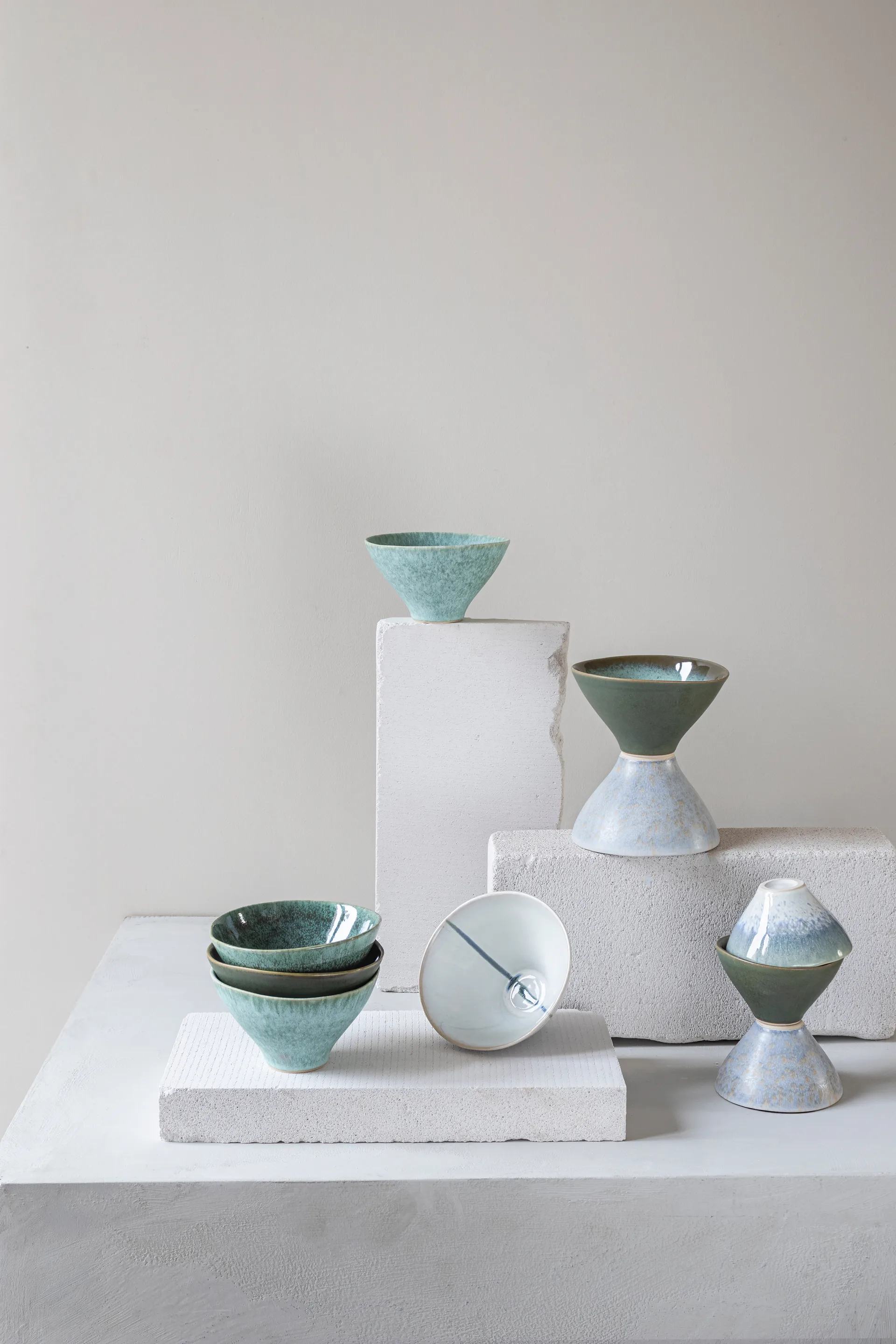 엘리먼츠 보울 미디엄 Ø15.5 cm 3개 세트, Green Mette Ditmer | 매트 딧메르