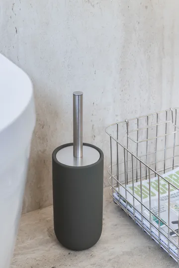 로터스 플레이 화장실 브러시 - 헤드 2개 포함 - Dark olive - Mette Ditmer | 매트 딧메르