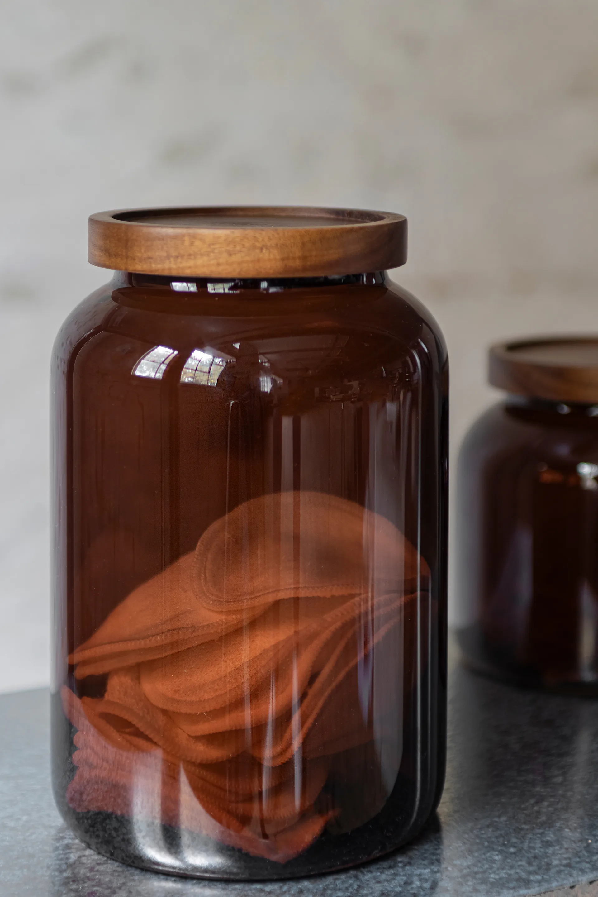 루나 자 뚜껑 포함 대형 20 cm, Brown Mette Ditmer | 매트 딧메르