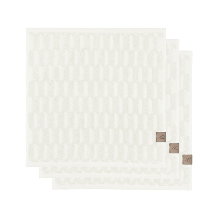 지오 타올 30x30 cm 3개 세트 - Off white - Mette Ditmer | 메트 딧메르