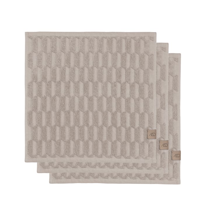 지오 타올 30x30 cm 3개 세트 - Sand - Mette Ditmer | 메트 딧메르