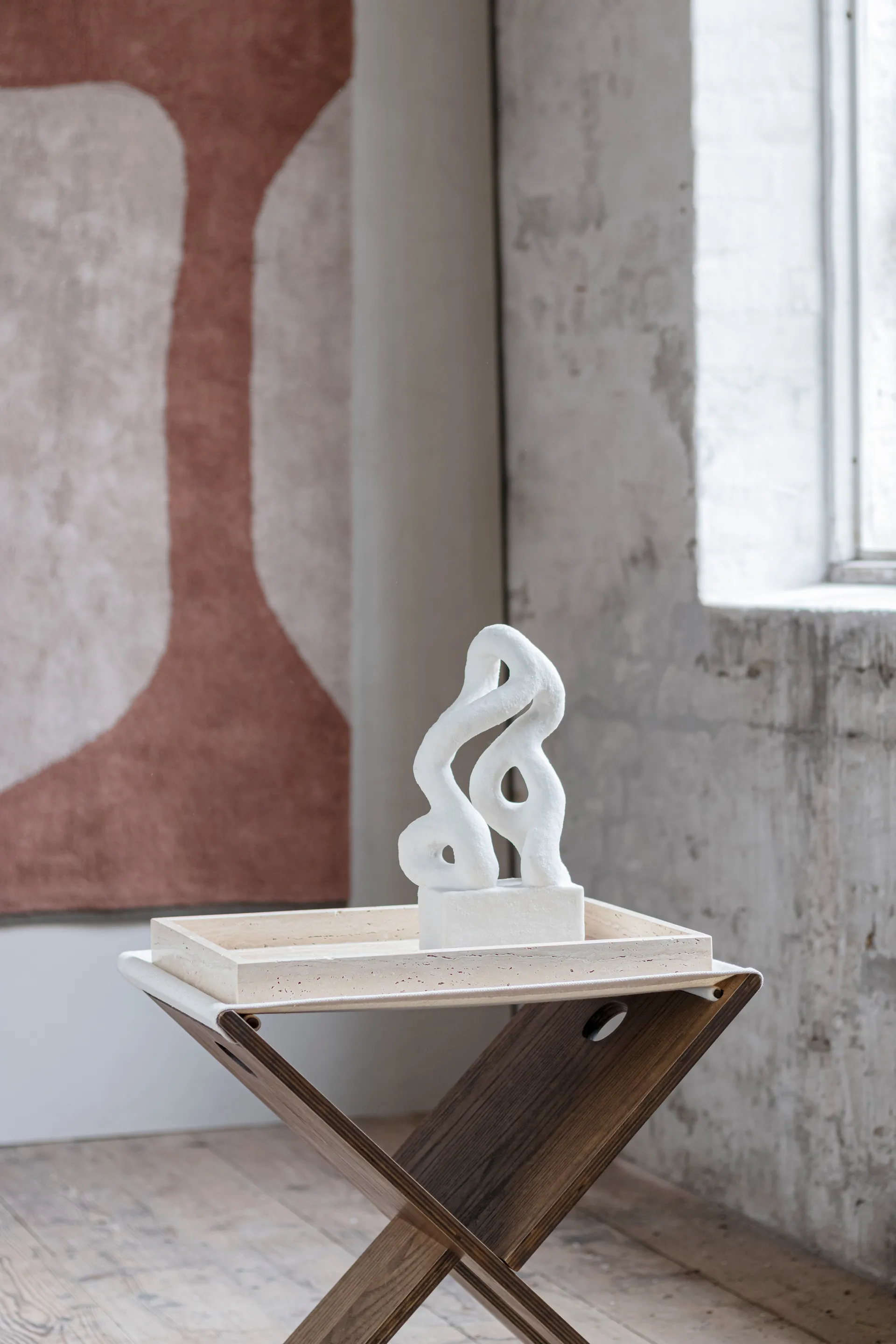 트래버틴 데코레이션 트레이 30x40 cm, Linen Mette Ditmer | 매트 딧메르