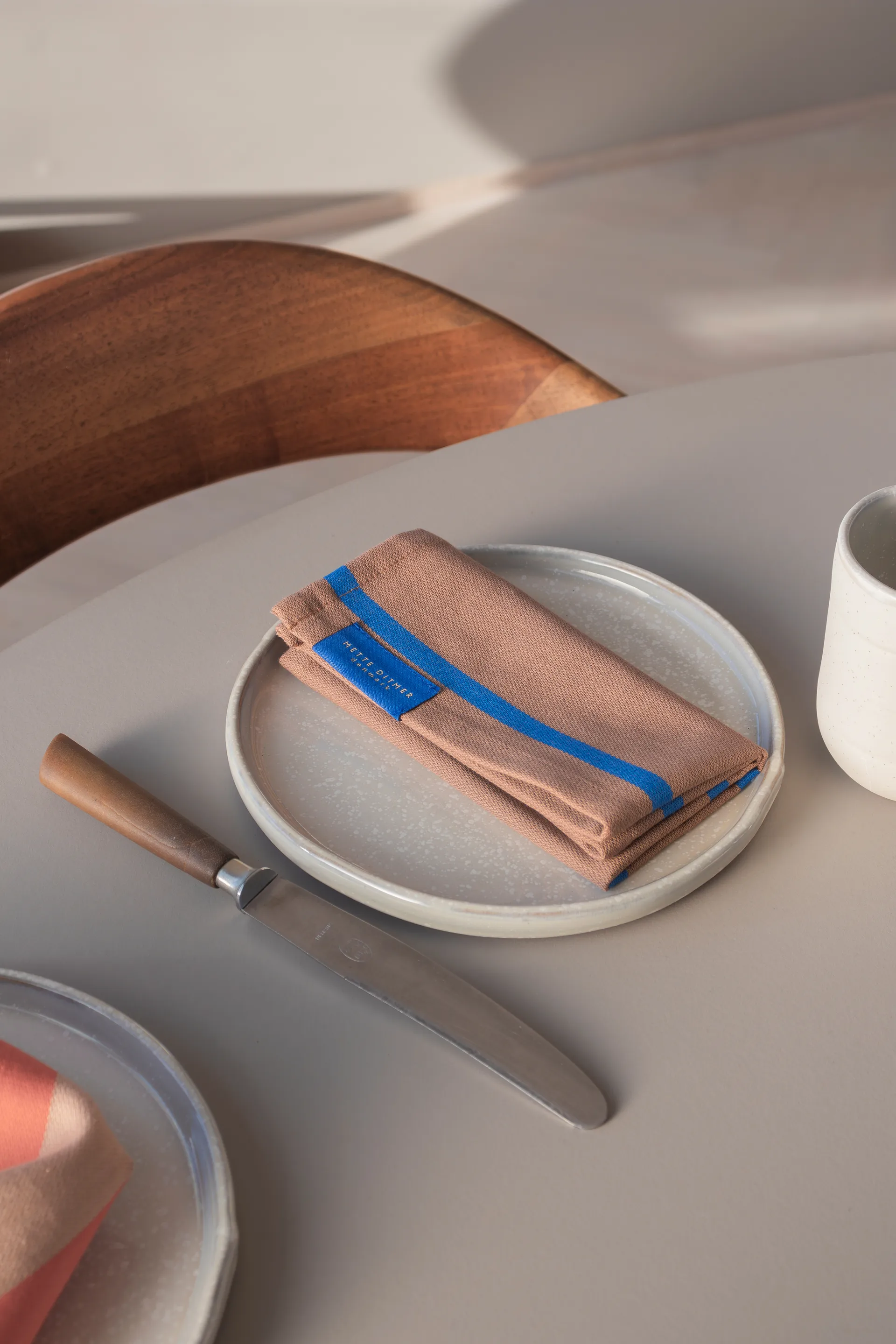 스트라이프 행주 33x33 cm 2팩, Blush Mette Ditmer | 매트 딧메르