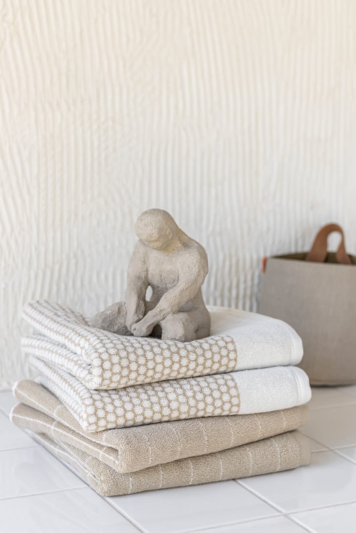 그리드 게스트 타월 38x60 cm 2개 세트 - Sand-off white - Mette Ditmer | 메트 딧메르