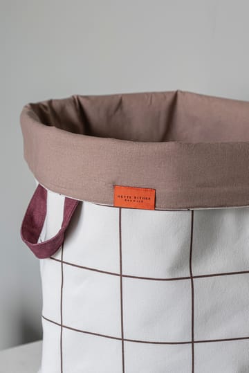 메시 세탁 바구니 Ø40x50 cm - Brown-Off-white - Mette Ditmer | 매트 딧메르