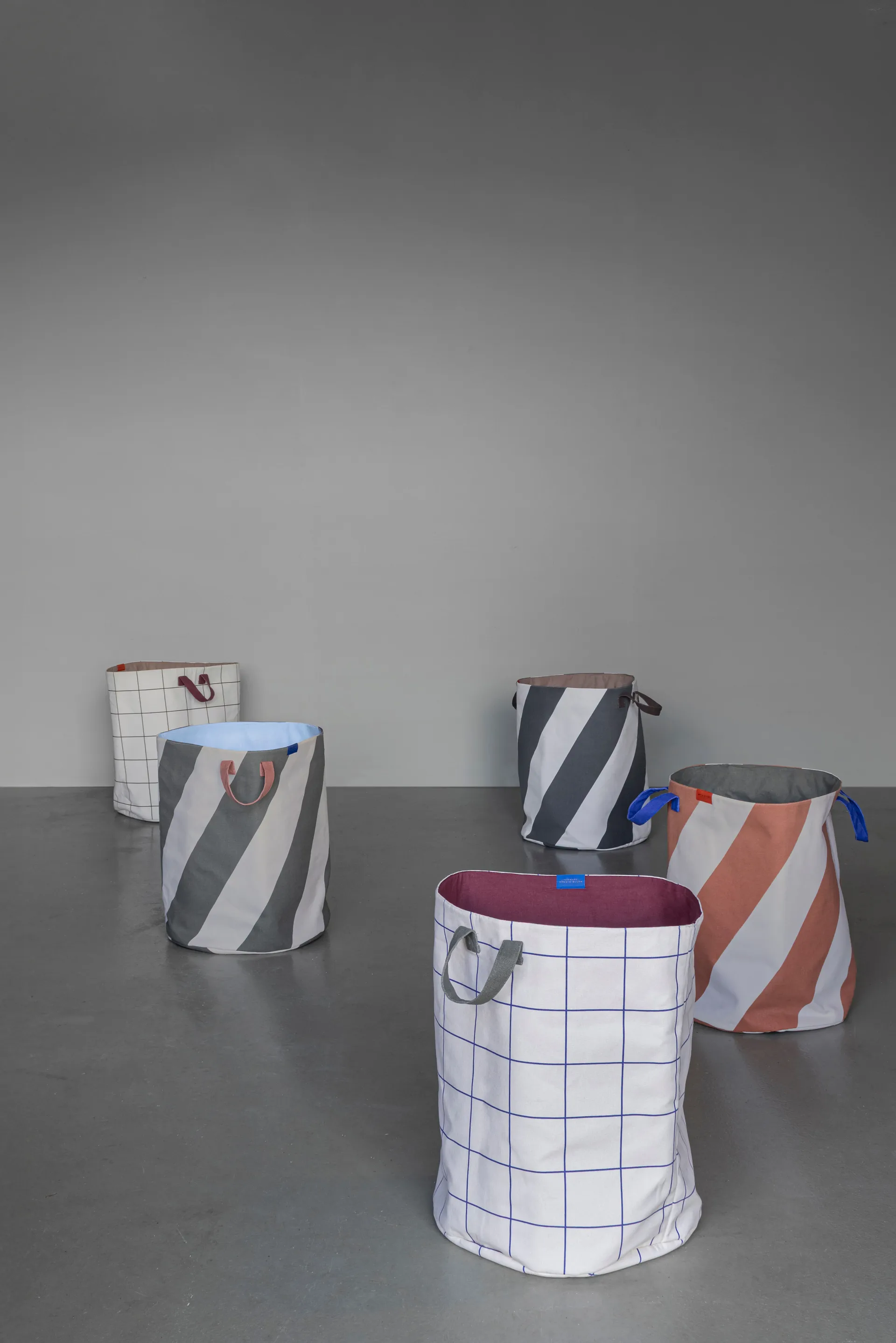 메시 세탁 바구니 Ø40x50 cm, Brown-Off-white Mette Ditmer | 매트 딧메르