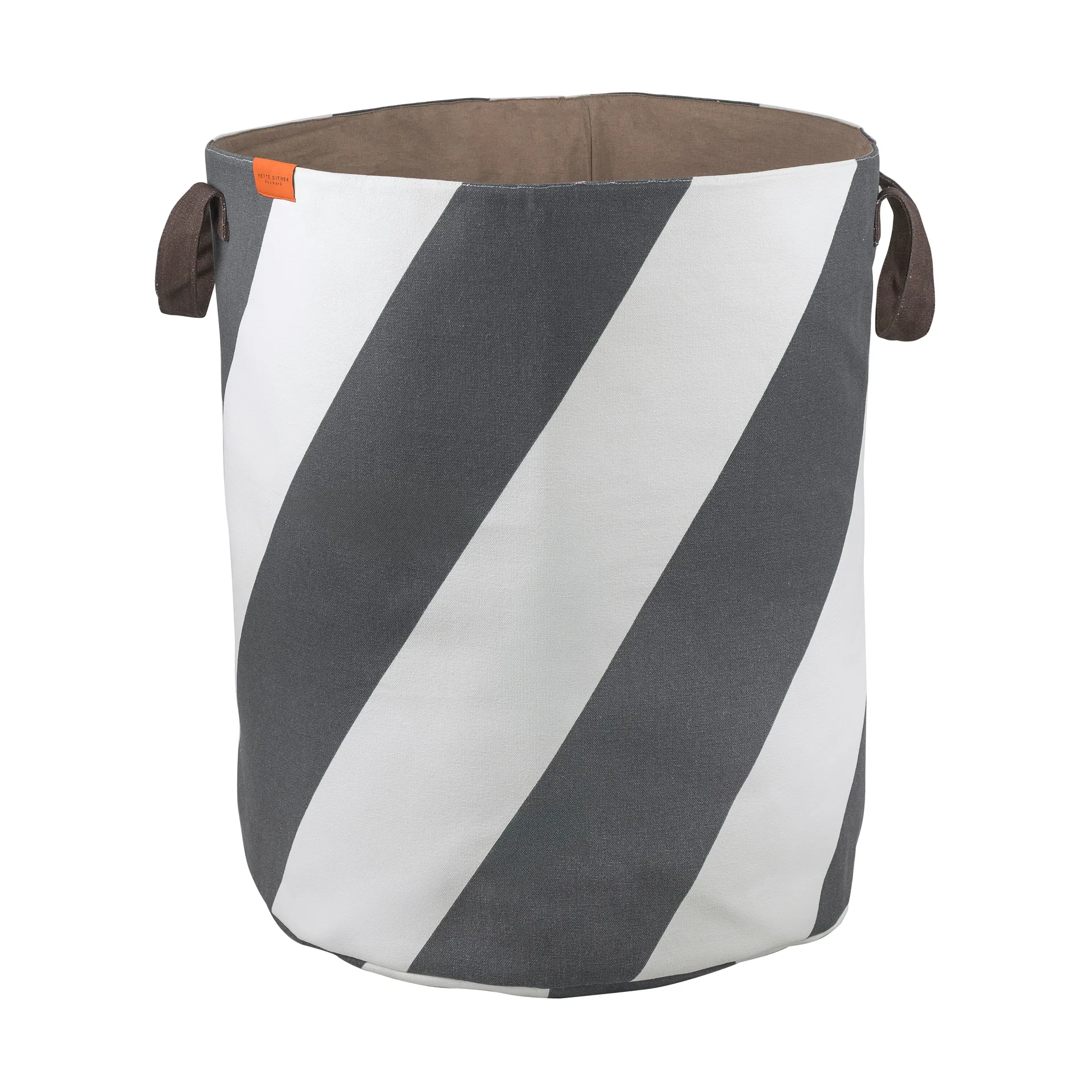 다이애거널 세탁 바구니 Ø40x50 cm, Dark grey-off-white Mette Ditmer | 매트 딧메르
