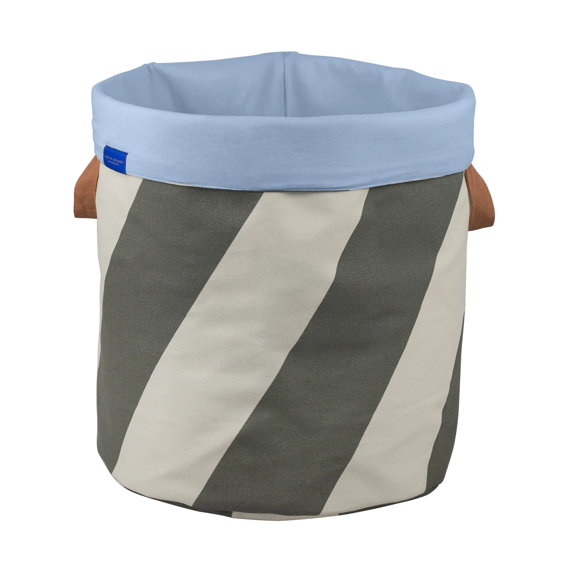 다이애거널 세탁 바구니 Ø40x50 cm, Dark olive-sand Mette Ditmer | 매트 딧메르