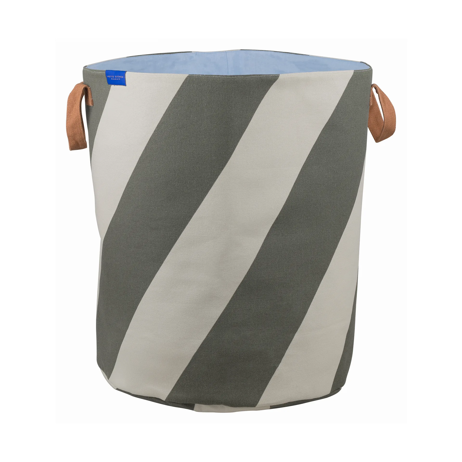 다이애거널 세탁 바구니 Ø40x50 cm, Dark olive-sand Mette Ditmer | 매트 딧메르