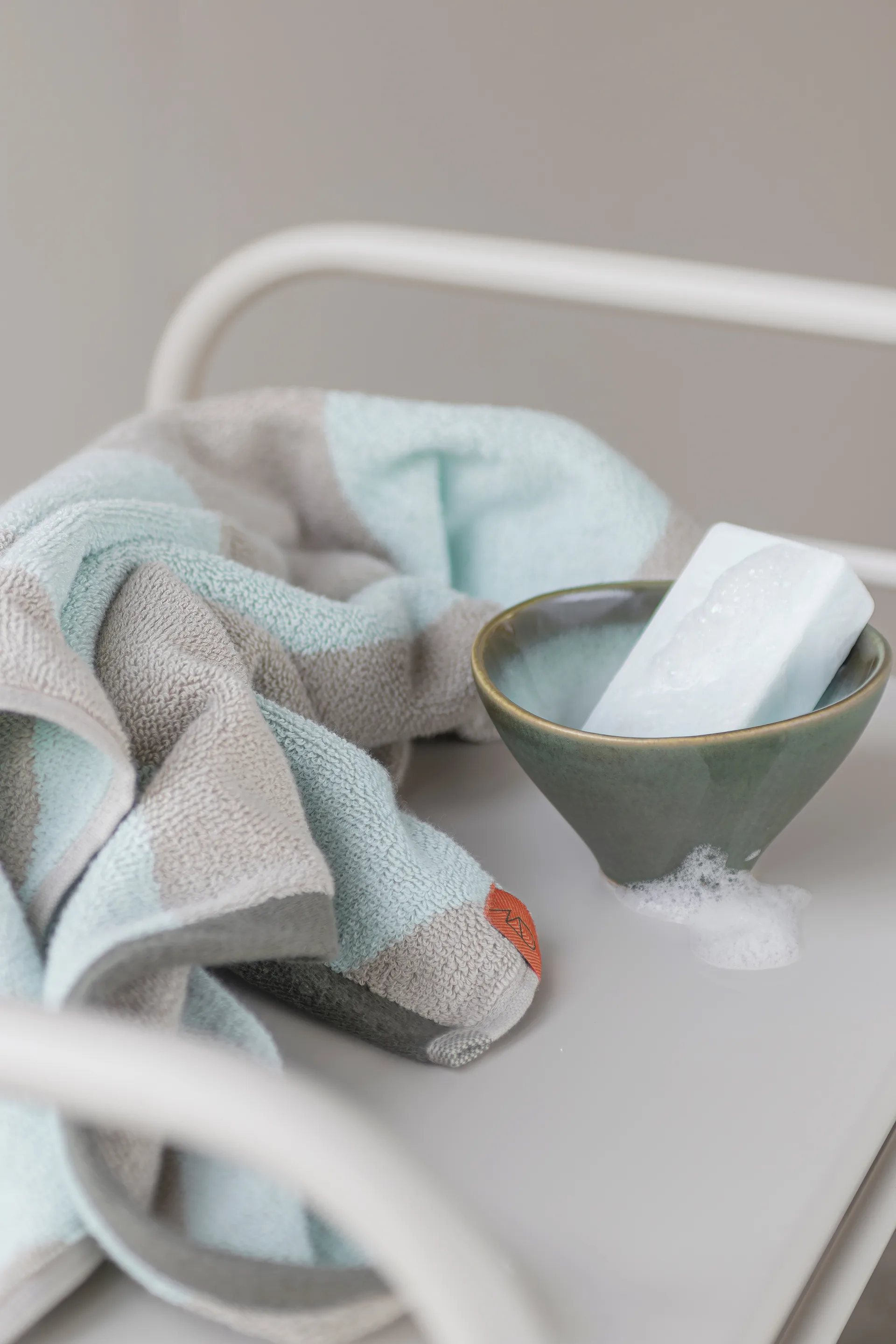 다이애그널 게스트 타올 40x55 cm 2개 세트, Mint Mette Ditmer | 매트 딧메르