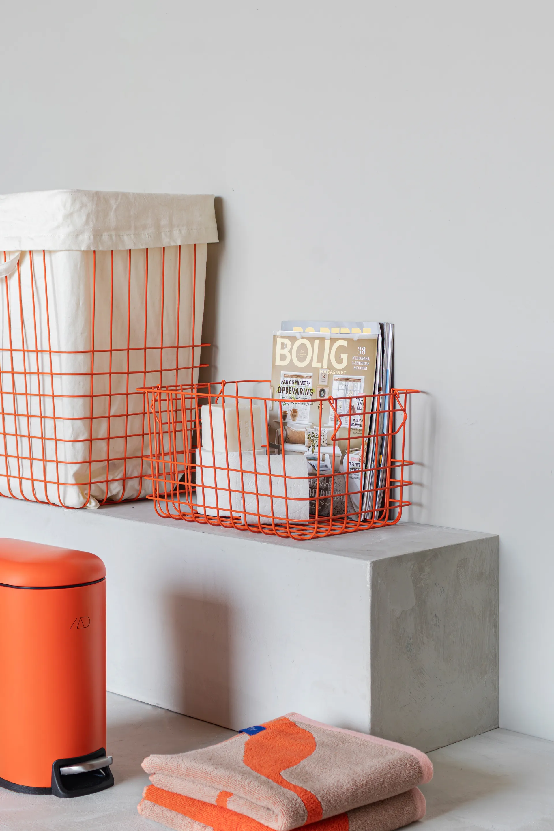 미니-발터 페달 빈 5 L, Orange Mette Ditmer | 매트 딧메르