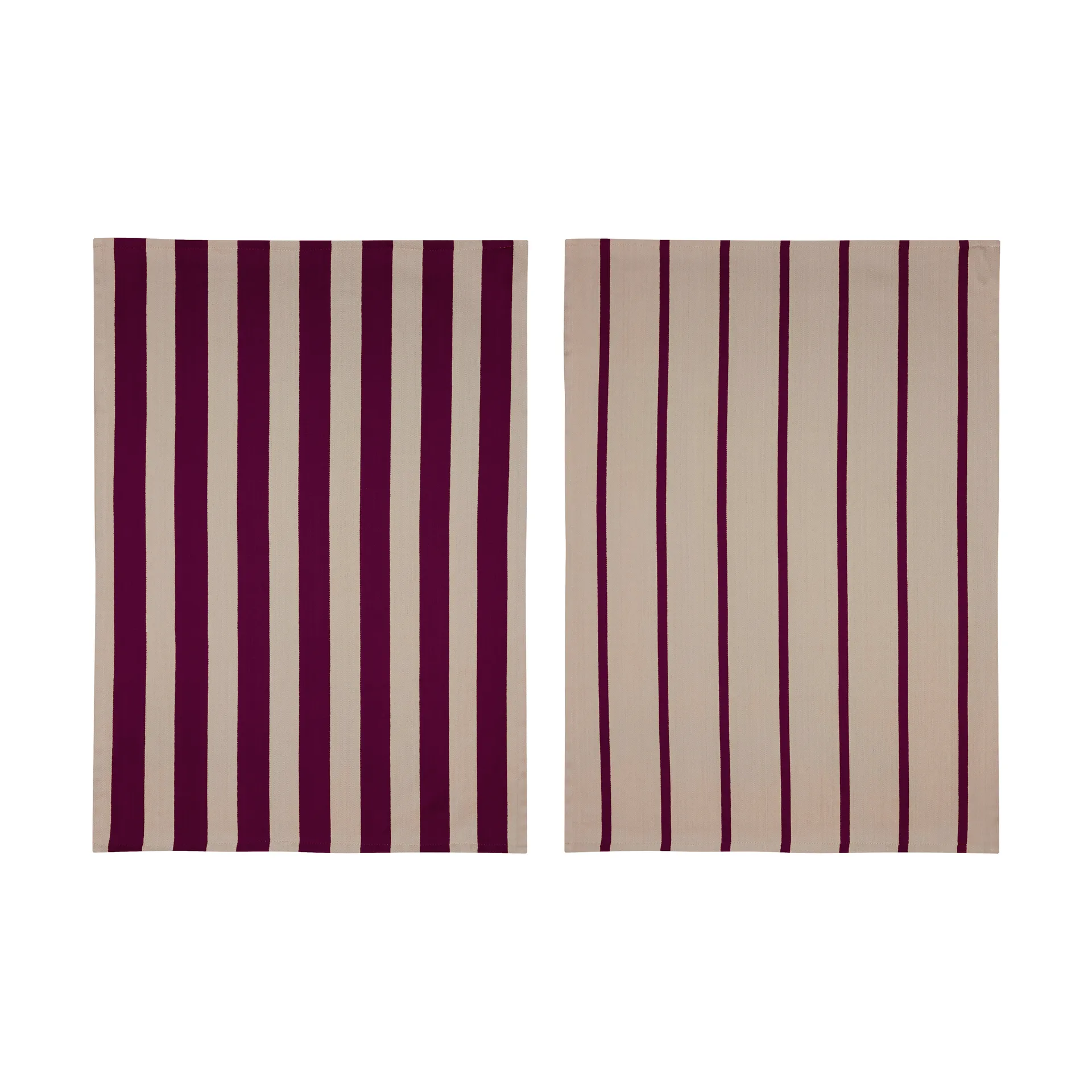 스트라이프 키친타월 50x70 cm 2팩, Red-Beige (red-beige), 50x70 cm Mette Ditmer | 매트 딧메르