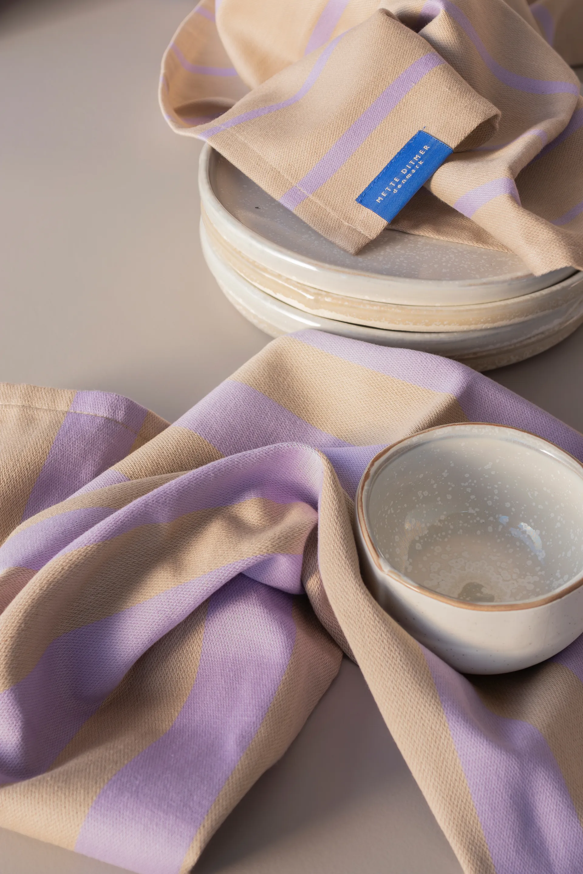 스트라이프 키친타월 50x70 cm 2팩, Sand Mette Ditmer | 매트 딧메르