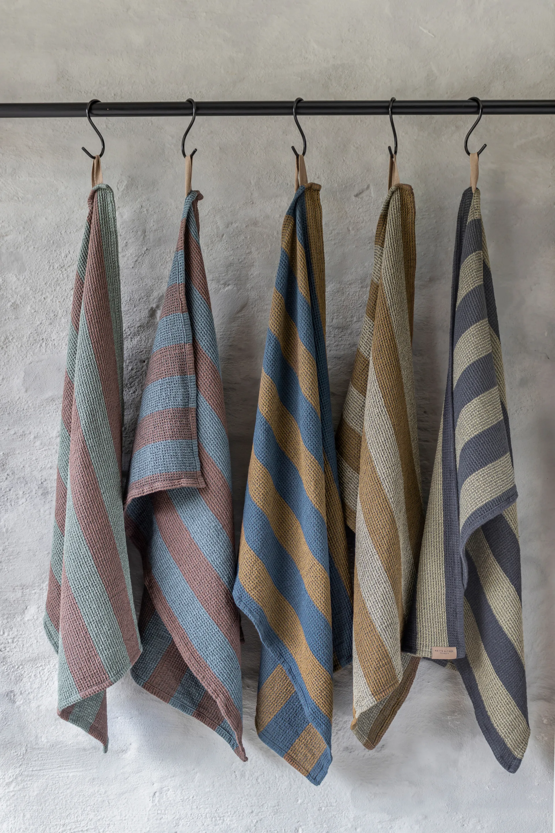 엘비라 주방타올 50x70 cm, Dark grey Mette Ditmer | 매트 딧메르