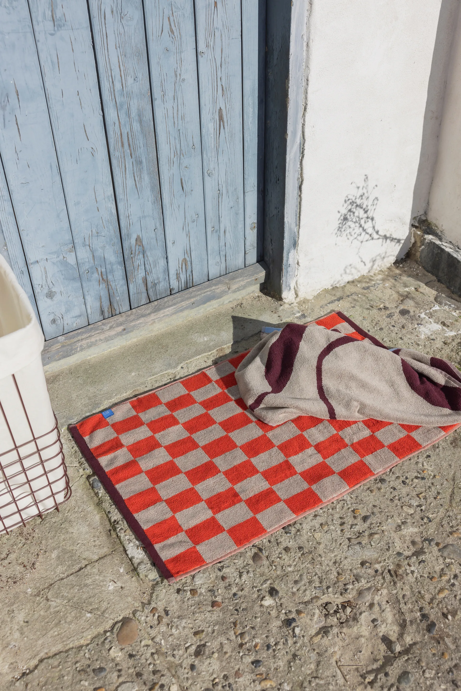 레트로 욕실 매트 50x80cm, Dark orange Mette Ditmer | 매트 딧메르