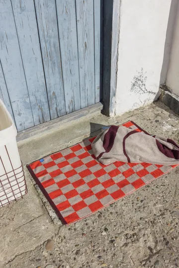 레트로 욕실 매트 50x80cm - Dark orange - Mette Ditmer | 매트 딧메르