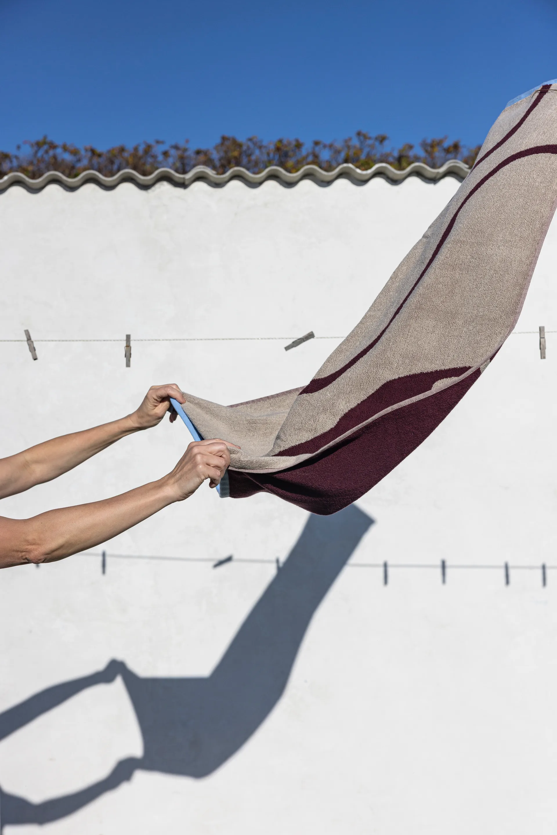 노바 아르떼 바스 타월 70x133 cm, Wine-sand Mette Ditmer | 매트 딧메르