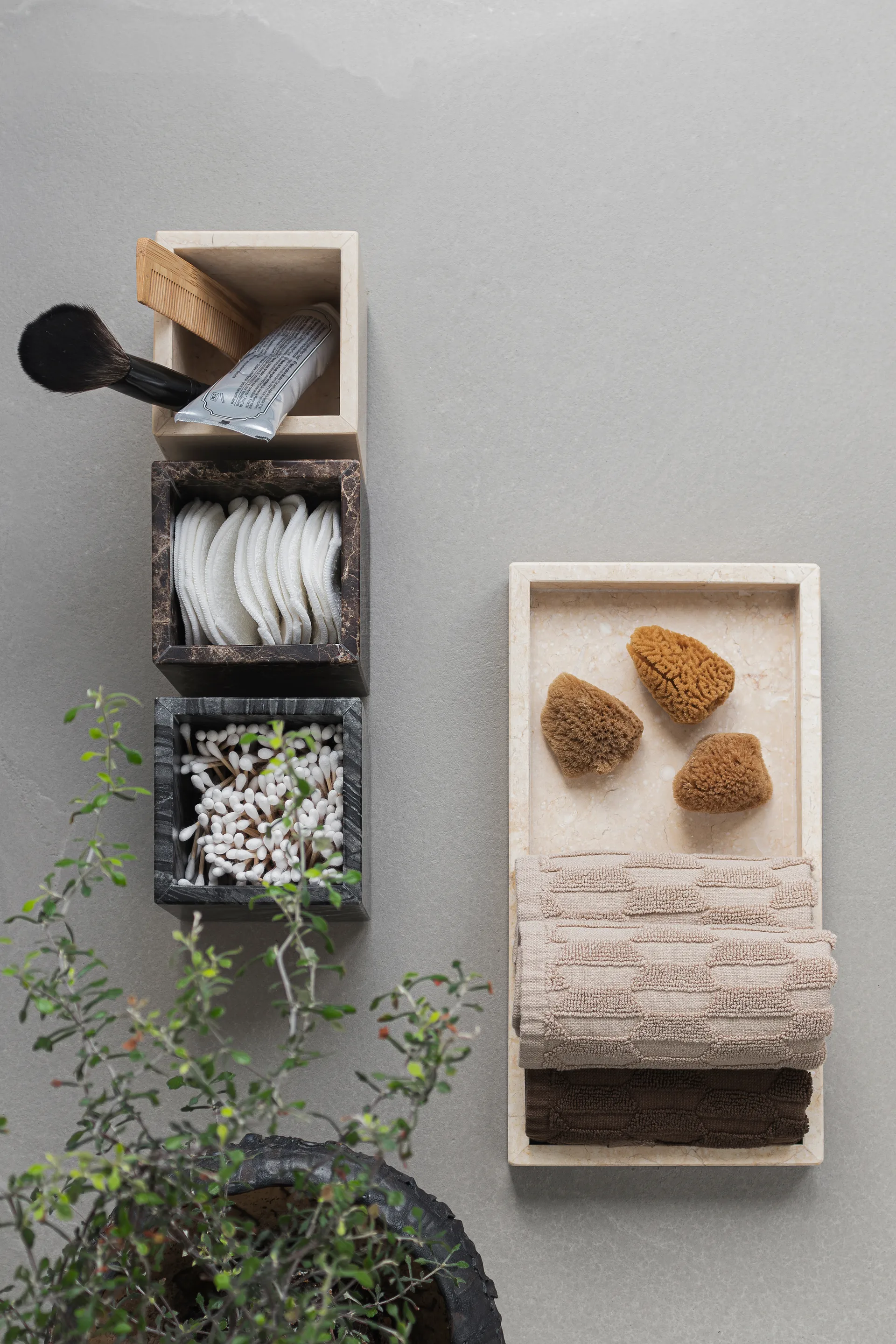 마블 큐브 8.5x8.5cm, Brown Mette Ditmer | 매트 딧메르