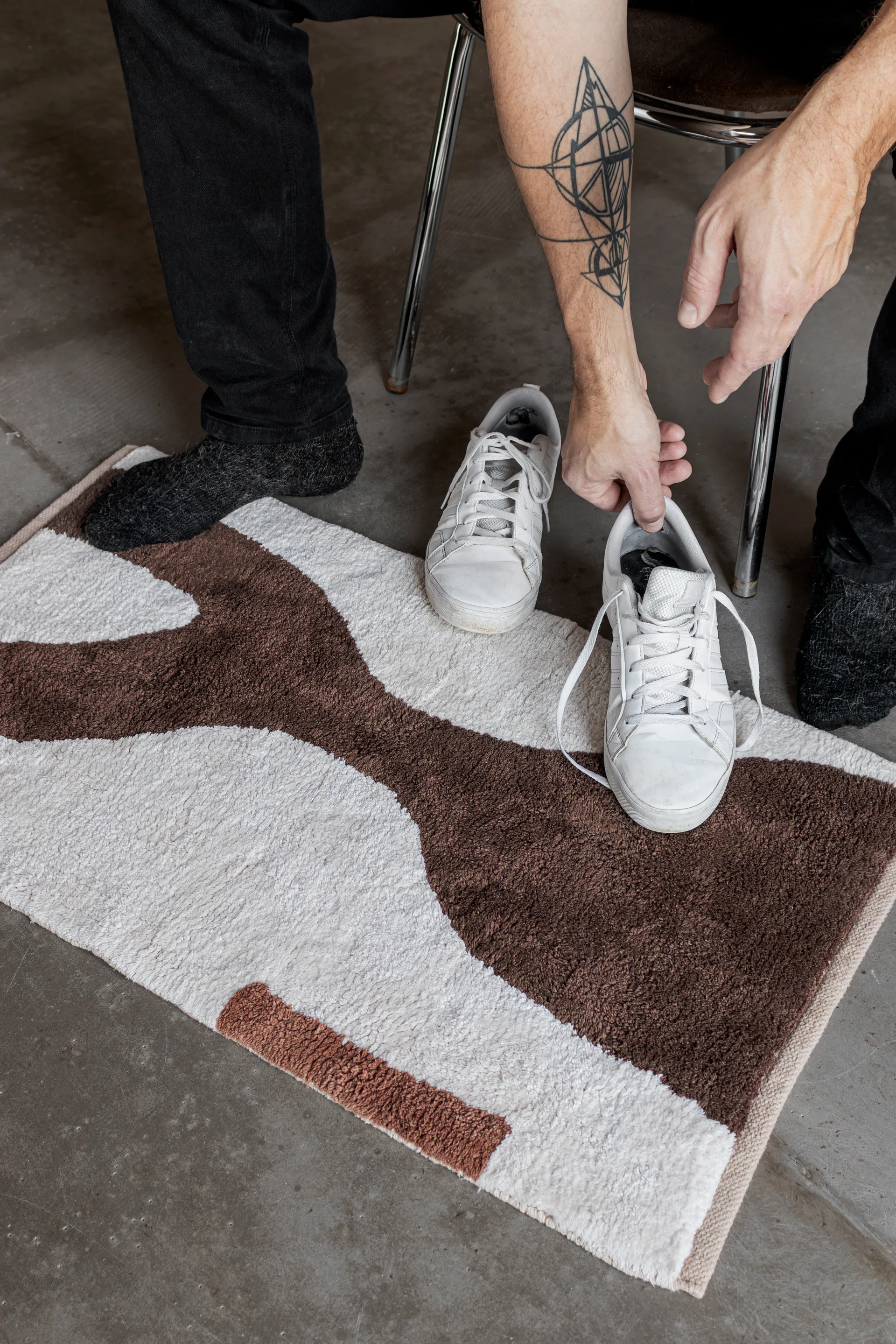 피구라 매트 러그, Brown, 50x80 cm Mette Ditmer | 매트 딧메르