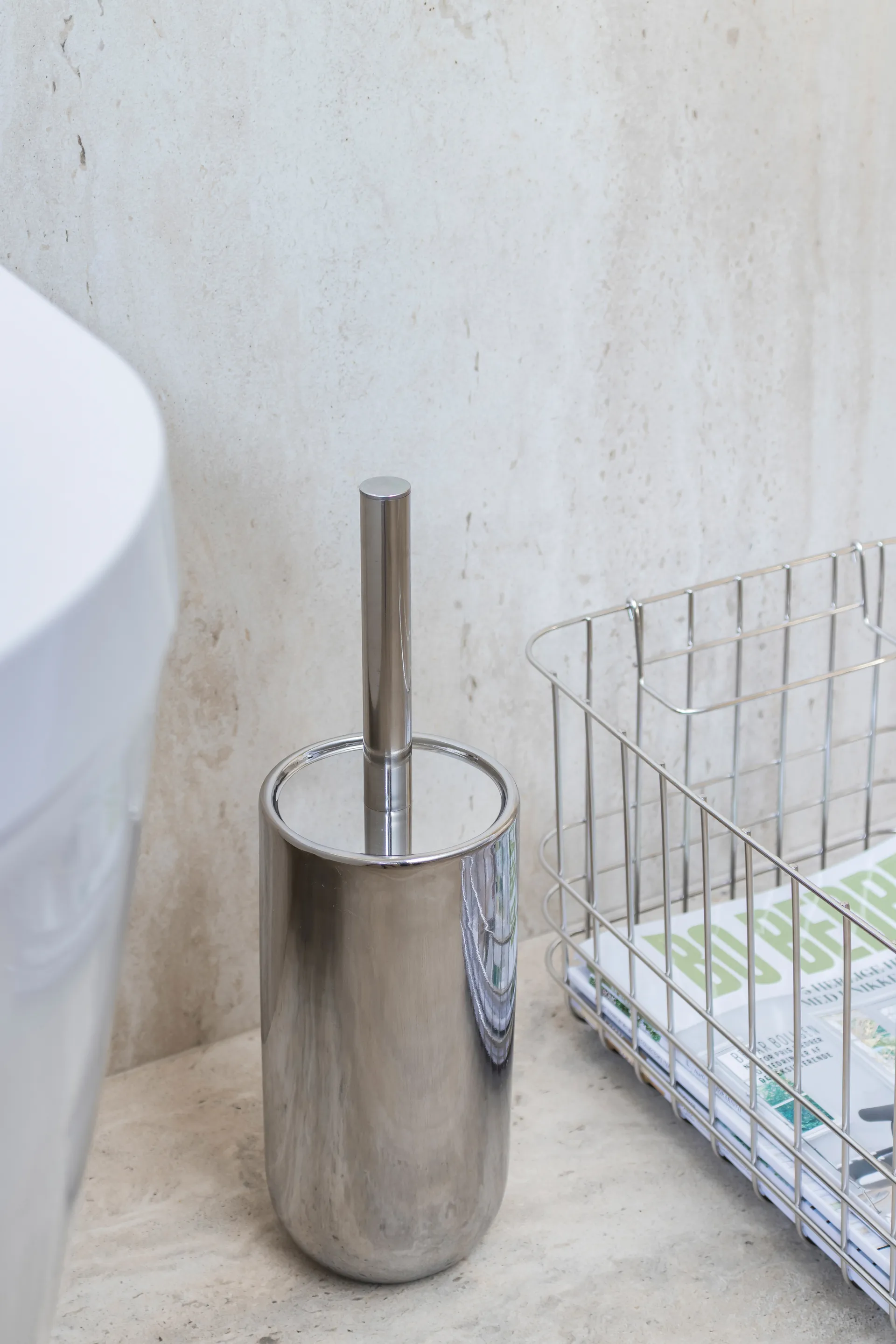 로터스 세라믹 변기 브러시, Chrome Mette Ditmer | 매트 딧메르