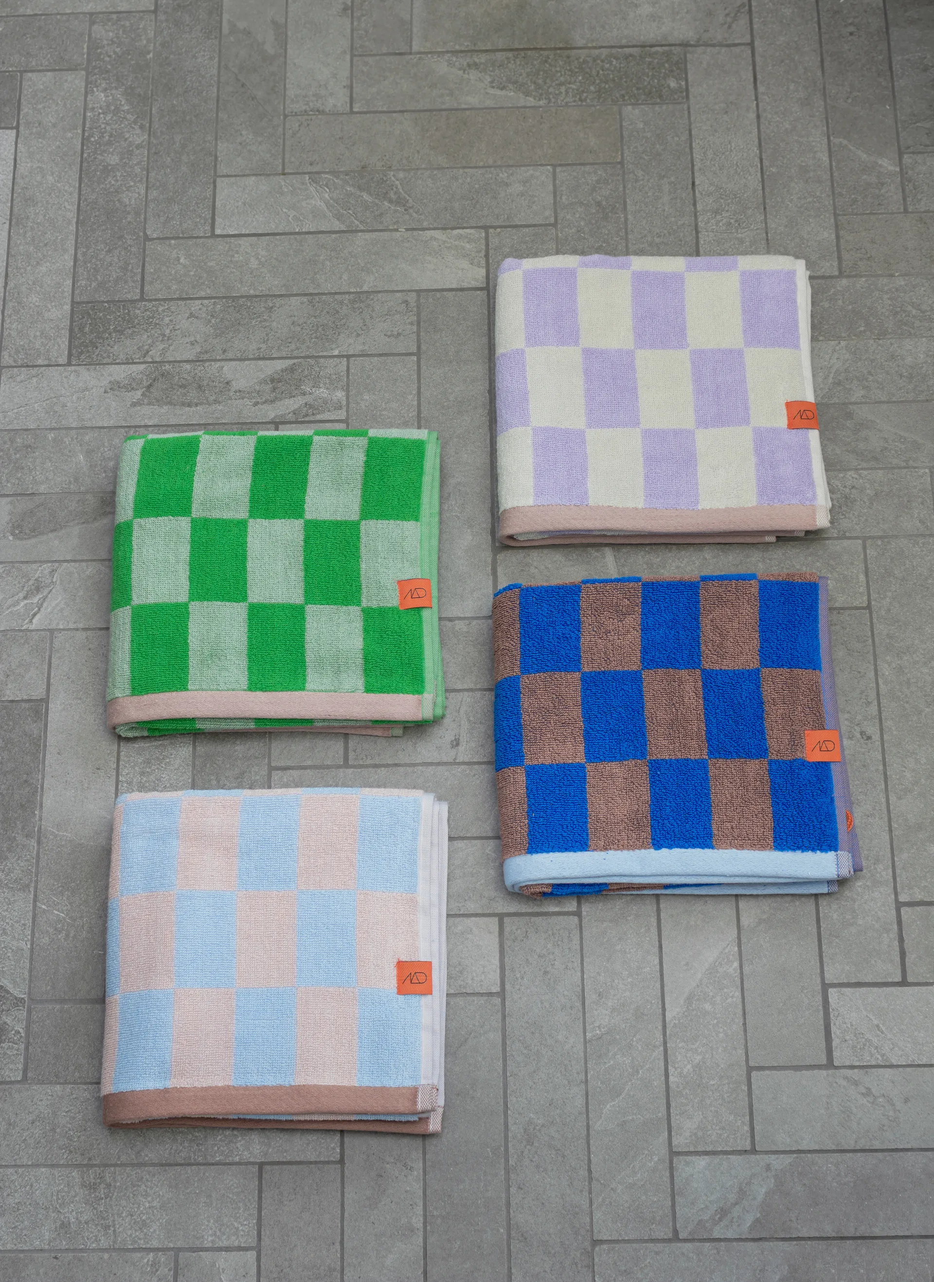 레트로 타월, Cobalt, 70x133 cm Mette Ditmer | 매트 딧메르