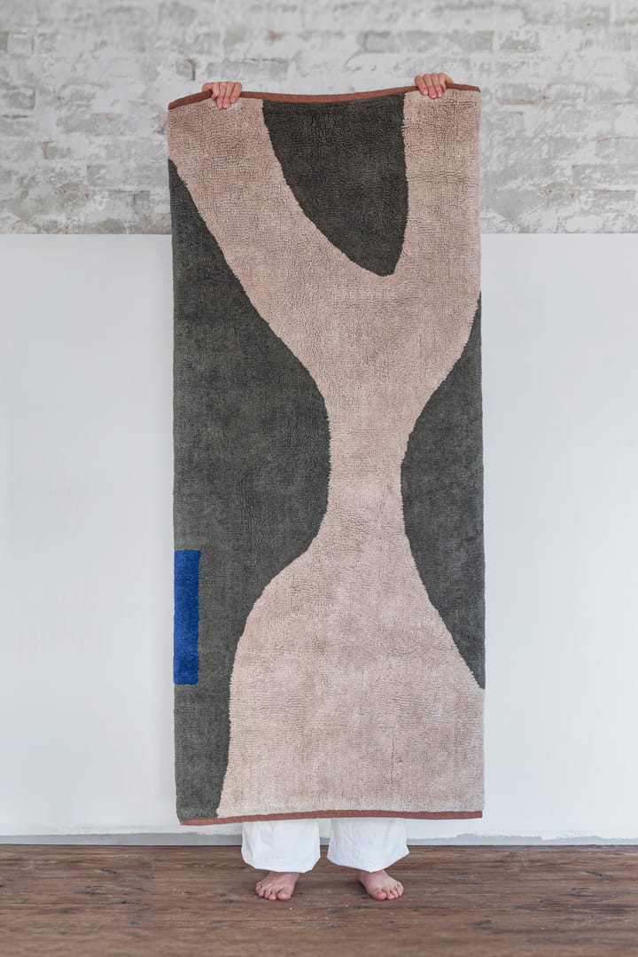 피구라 매트 �러그, Dark olive, 70x150 cm Mette Ditmer | 매트 딧메르