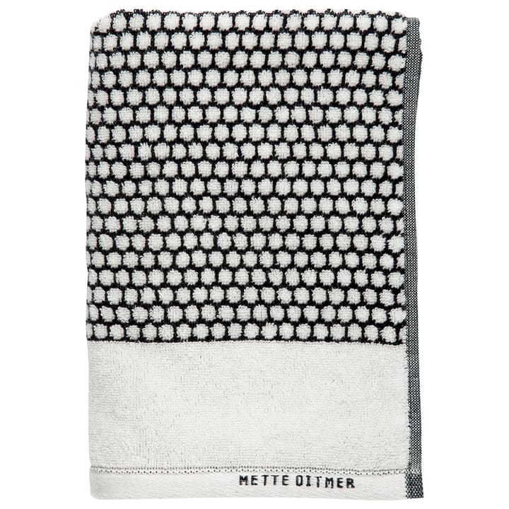 Grid 바스 타올 70x140 cm - black-off white - Mette Ditmer | 매트 딧메르
