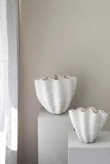 쉘 꽃병 - Large, 30 cm, white - Mette Ditmer | 매트 딧메르