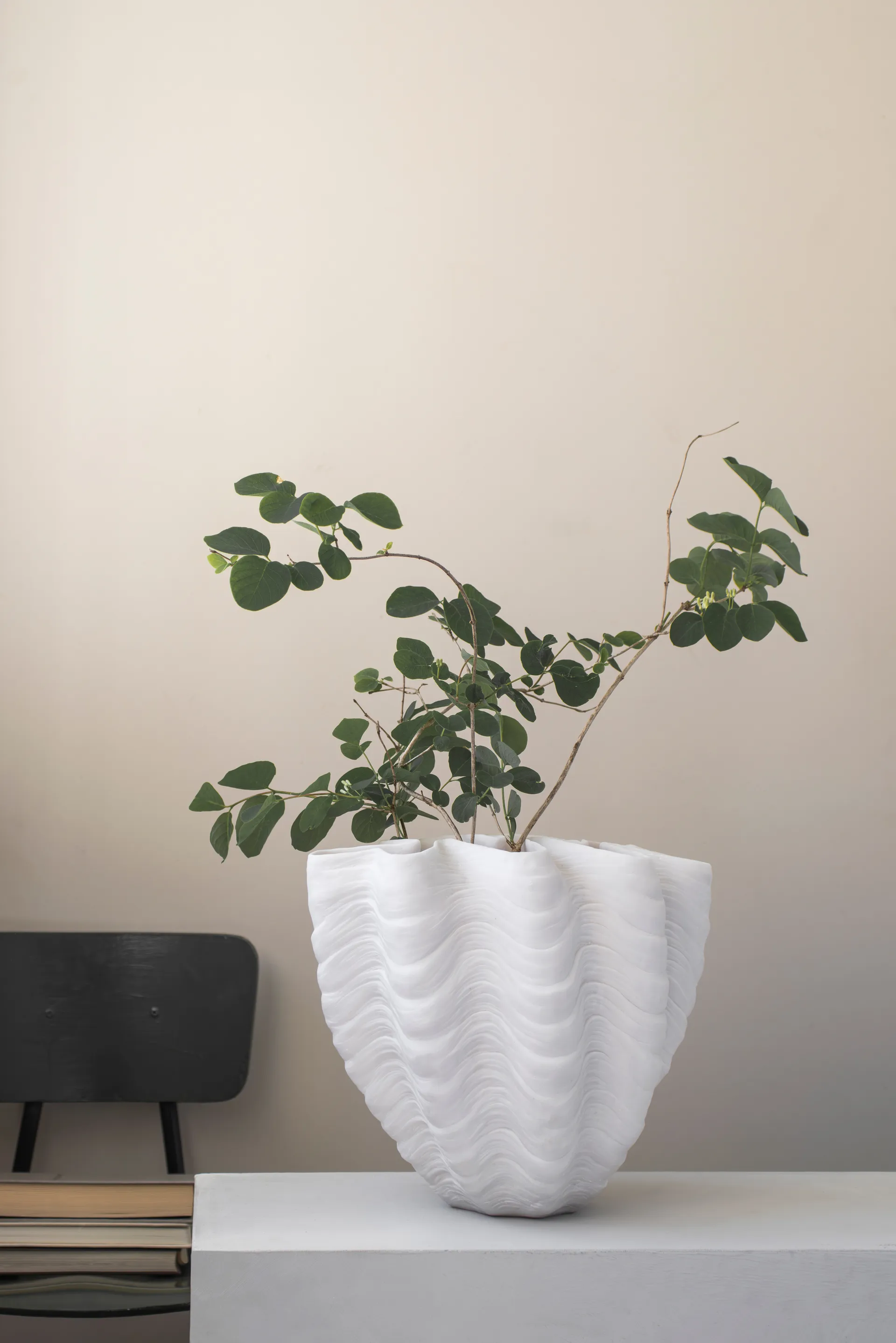쉘 꽃병, Large, 30 cm, white Mette Ditmer | 매트 딧메르