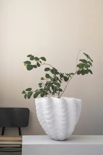 쉘 꽃병 - Large, 30 cm, white - Mette Ditmer | 매트 딧메르